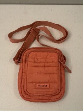 Reebok Quilted Crossbody Bag - Coral Orange